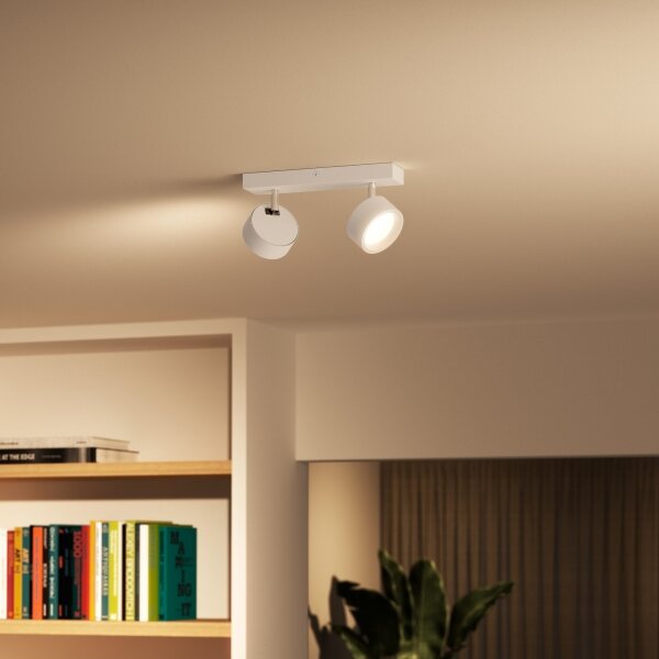 Philips - LED Σποτ BRACIA 2xLED/5,5W/230V λευκό