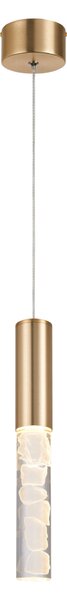 Φωτιστικό Οροφής Μονόφωτο LED 3 CCT Aca Oasis CNP7PGCCT Brass Gold