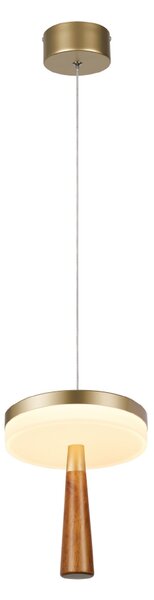 Φωτιστικό Οροφής Μονόφωτο LED 3 CCT Aca Asian CNP11WGCCT Gold