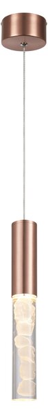 Φωτιστικό Οροφής Μονόφωτο LED 3 CCT Aca Oasis CNP7PBRCCT Brown