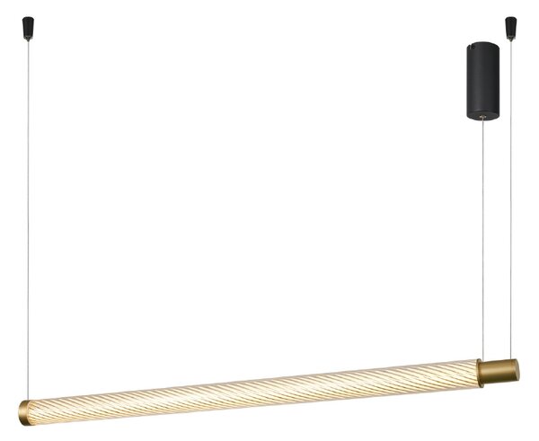 Φωτιστικό Οροφής Μονόφωτο LED 3 CCT Aca Mystique CNP42GBCCT Gold/Sand Black