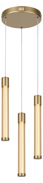 Φωτιστικό Οροφής Τρίφωτο LED 3 CCT Aca Candelera CN3P21GCCT Gold