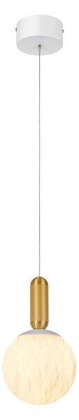Φωτιστικό Οροφής Μονόφωτο LED 3 CCT Aca Marbella CNP11MWCCT Sand White/Gold