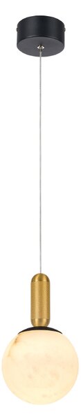 Φωτιστικό Οροφής Μονόφωτο LED 3 CCT Aca Marbella CNP11MBKCCT Sand Black/Gold