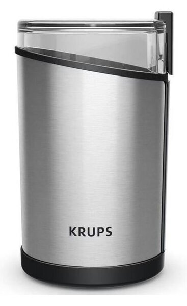 Krups - Electric καφές bean grinder 85g FAST-TOUCH 200W/230V χρώμιο