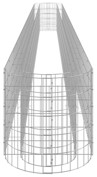 VidaXL Συρματοκιβώτιο-Γλάστρα Υπερυψωμένη 610x50x50 εκ. Γαλβαν. Ατσάλι