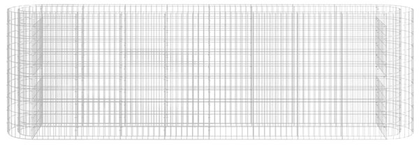 VidaXL Συρματοκιβώτιο-Γλάστρα Υπερυψωμένη 330x50x100 εκ Γαλβαν. Ατσάλι