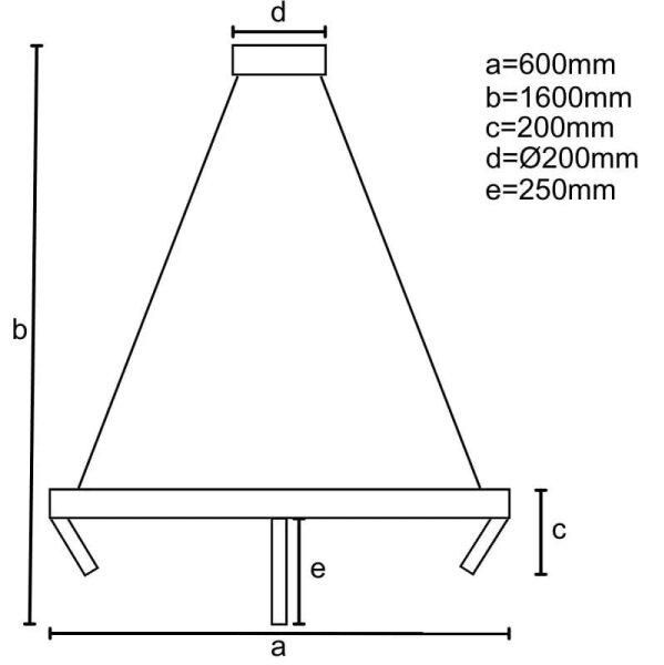 Led Dimmable κρεμαστό φωτιστικό οροφής LED/85W/230V 3000-6500K + τηλεχειριστήριο