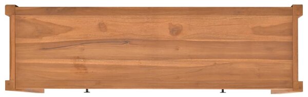 VidaXL Γραφείο με 2 Συρτάρια 140 x 40 x 75 εκ. Ξύλο Teak