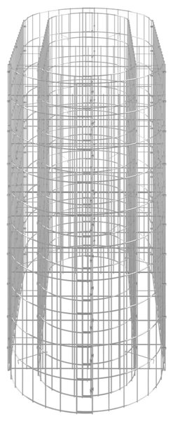 VidaXL Συρματοκιβώτιο-Γλάστρα Υπερυψωμένη 120x50x100 εκ Γαλβαν. Ατσάλι