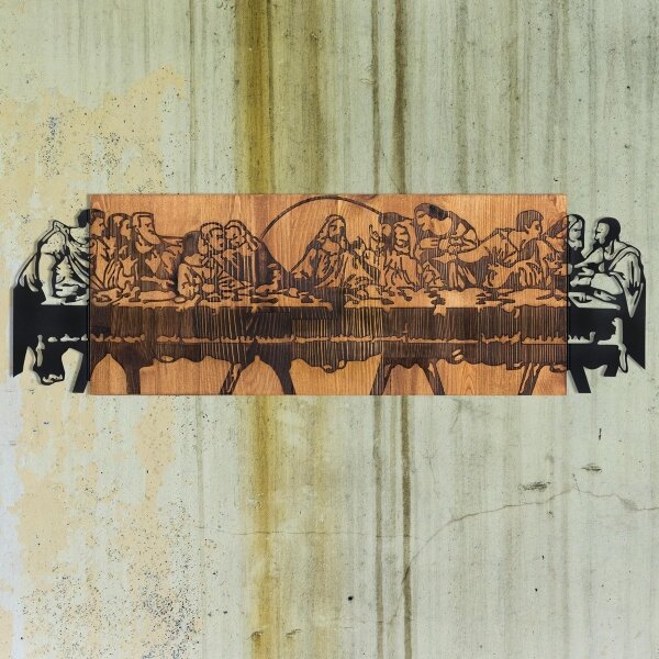 Wall διακοσμητικό 76,5x24,5 cm Last Supper