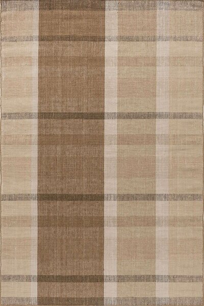 Χαλί Zona Block Stripe Cashew 497501 Dark Beige-Cream Brink & Campman