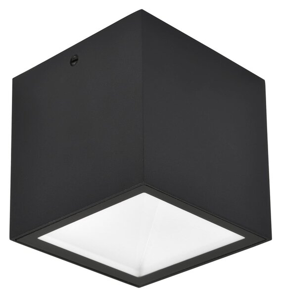 LUTEC Εξωτερικός φωτιστικό οροφής LED GEMINI, μαύρο, 9 x cm, IP65, Μαύρο, Αλουμίνιο, σύγχρονο