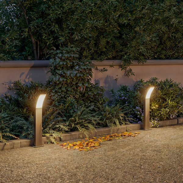 Philips Φωτιστικό διαδρόμου LED Splay UE, 60 cm, ανθρακί, IP44, Μαύρο, Αλουμίνιο