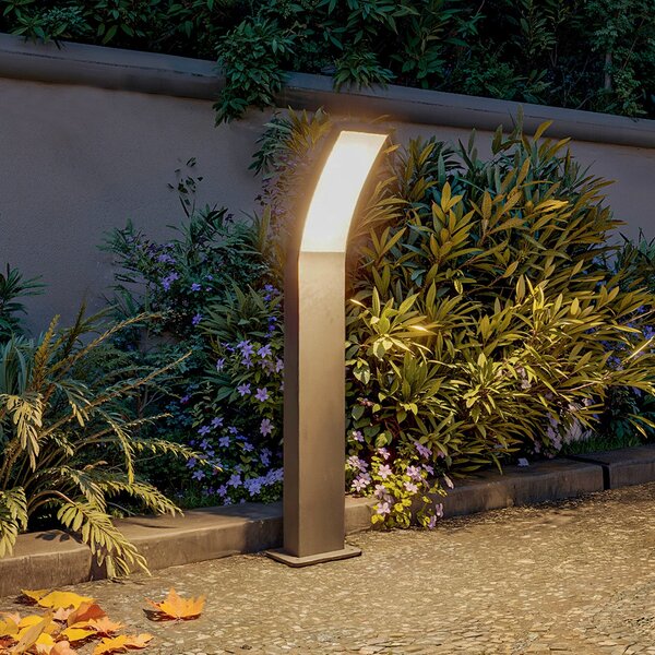 Philips Φωτιστικό διαδρόμου LED Splay UE, 60 cm, ανθρακί, IP44, Μαύρο, Αλουμίνιο