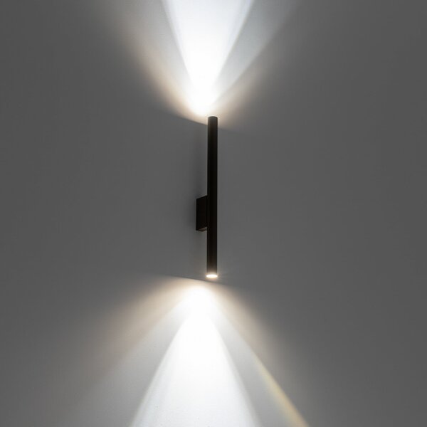 Nowodvorski Lighting Φωτιστικό τοίχου Laser, καφέ, μέταλλο, ύψος 40 cm, G9, ρυθμιζόμενος, Καφέ / Σκουριάς, Σαλόνι / τραπεζαρία, Μέταλλο, σύγχρονο