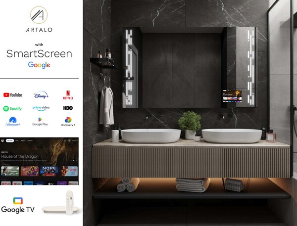 Καθρέφτης με φωτισμό LED M19 premium