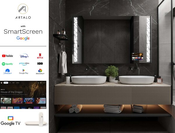 Καθρέφτης με φωτισμό LED M22 premium