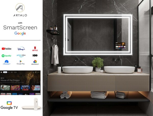 Καθρέφτης με φωτισμό LED M3 premium