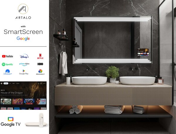 Καθρέφτης με φωτισμό LED M17 premium