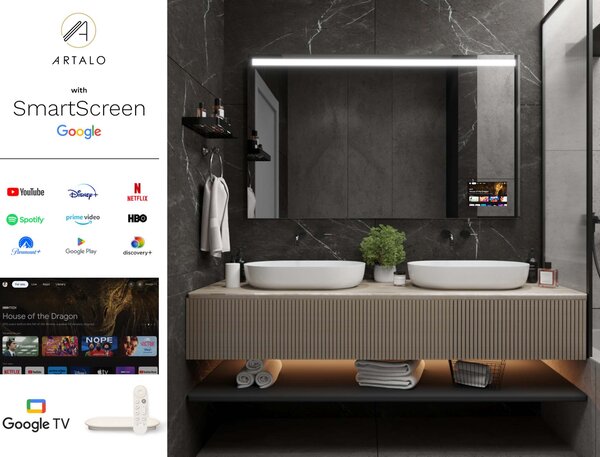 Καθρέφτης με φωτισμό LED M12 premium