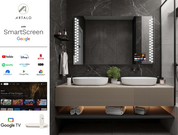Καθρέφτης με φωτισμό LED M10 premium