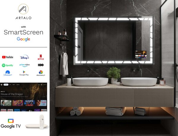 Καθρέφτης με φωτισμό LED M21 premium