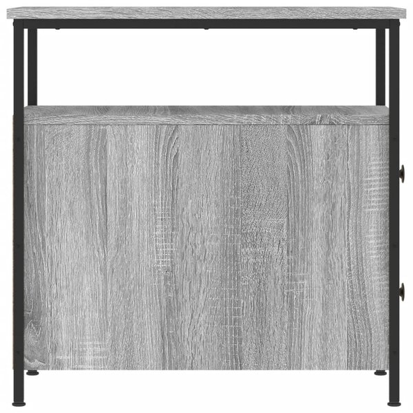 VidaXL Κομοδίνο Γκρι Sonoma 30 x 60 x 60 εκ. από Επεξεργασμένο Ξύλο