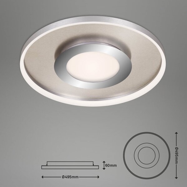 Briloner 3640-012 - LED Dimmable φωτιστικό οροφής LED/25W/230V 2700-6500K+ RC