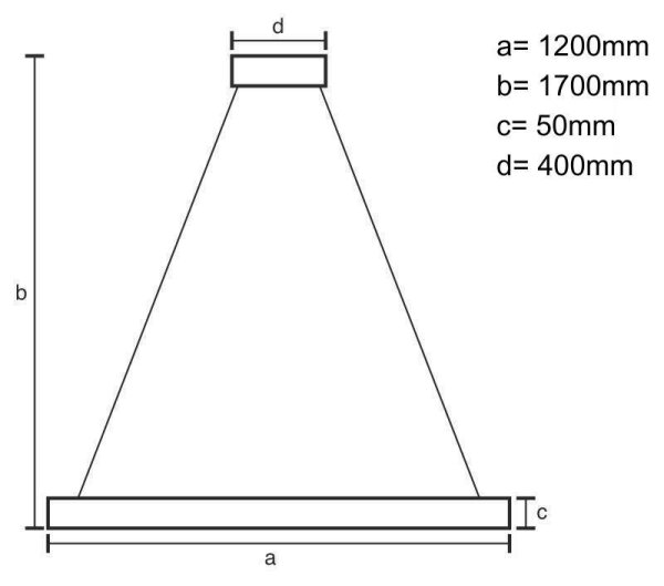 Κρεμαστό φωτιστικό οροφής LED LED/22W/230V 4000K 120 cm οξιά/solid ξύλο