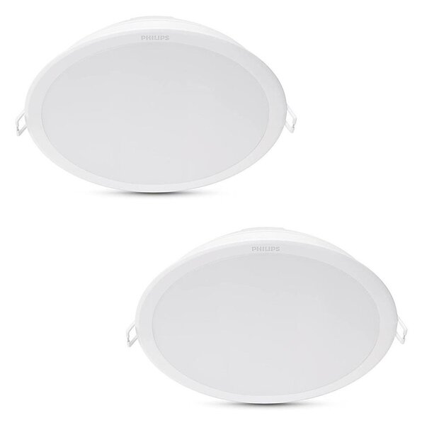 Philips - ΣΕΤ 2x Χωνευτό Φωτιστικό LED MESON LED/23,5W/230V 4000K