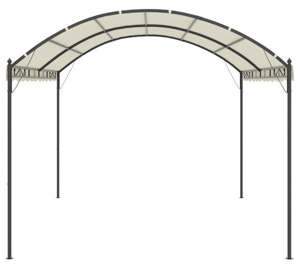 VidaXL Τεντοπέργκολα Κρεμ Υφασμάτινη
