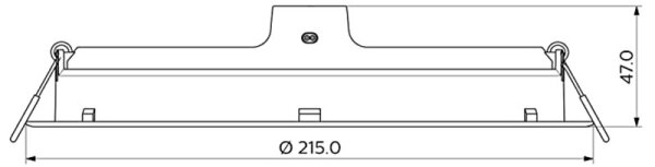 Philips - ΣΕΤ 2x Χωνευτό Φωτιστικό LED MESON LED/23,5W/230V 4000K