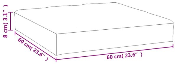 VidaXL Μαξιλάρι Παλέτας Πολύχρωμο 60 x 60 x 8 εκ. Ύφασμα Oxford