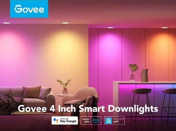 Govee - ΣΕΤ 2x LED RGBWW Χωνευτό φωτιστικό LED/11W/230V Smart 2700-6500K