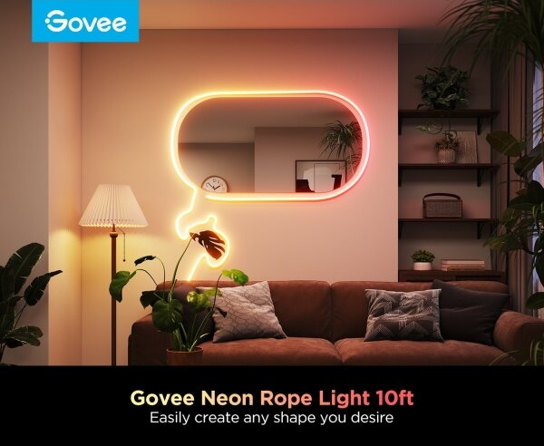 Govee - Neon 2 MATTER Ταινία LED εύκαμπτη 3m RGBIC Wi-Fi IP67