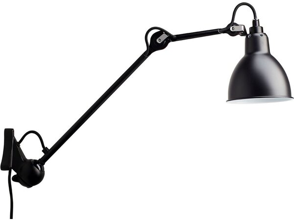 Lampe Gras - 222 Φωτιστικό τοίχου Μαύρο/Μαύρο Lampe Gras