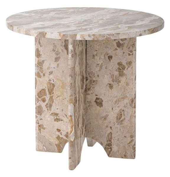 Bloomingville - Jasmia Side Table Καφέ Μάρμαρο Bloomingville