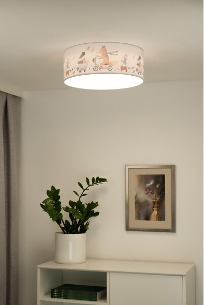 Duolla - Παιδικό φωτιστικό οροφής LED CORTINA LED/26W/230V διάμετρος 40 cm 4000K