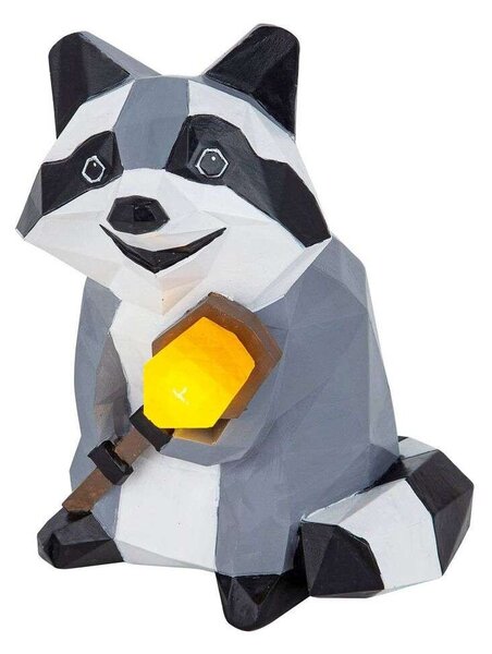 Lindby - Racoon Solar Cell Lamp White/Black/Grey Lindby