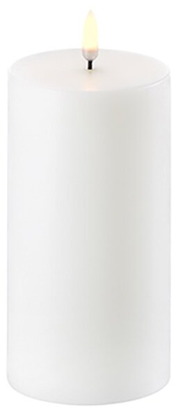 Uyuni - Pillar candle LED Nordic White 7,8 x 15 cm Uyuni Lighting