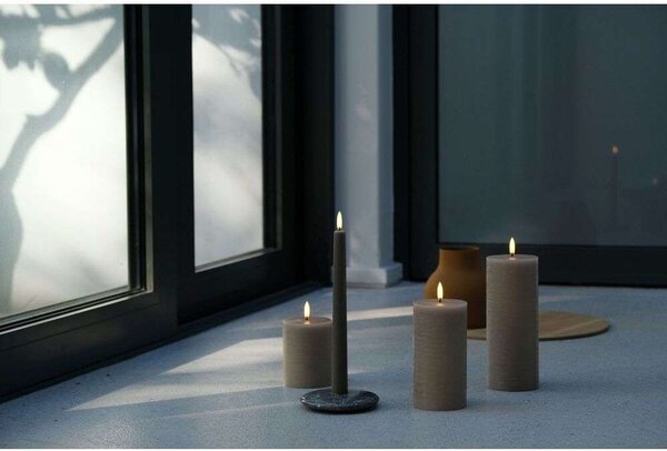 Uyuni - Pillar Candle LED 7,8x15,2 cm Rustic Sandstone Uyuni Lighting