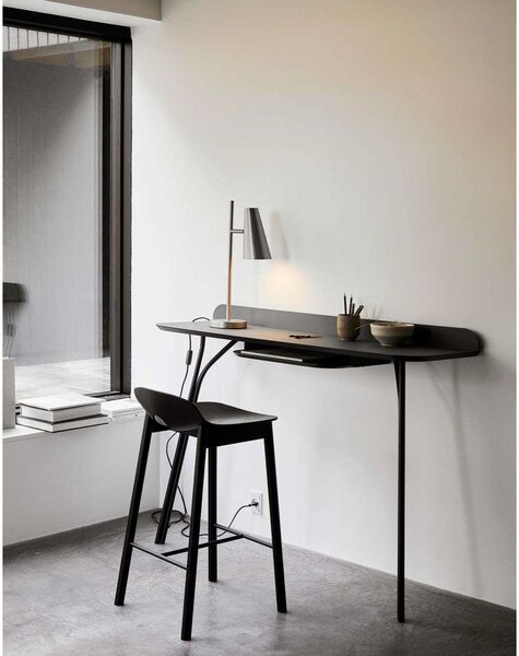 Woud - Tree Console Table High Charcoal Black Woud