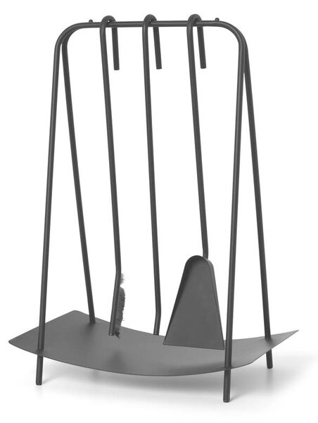 Ferm LIVING - Port Fireplace Tools Black ferm LIVING