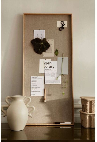 Ferm LIVING - Scenery Pinboard Narrow Natural Oak ferm LIVING