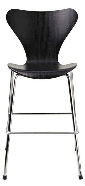 Fritz Hansen - Series 7 Junior Chair Black/Chrome Fritz Hansen