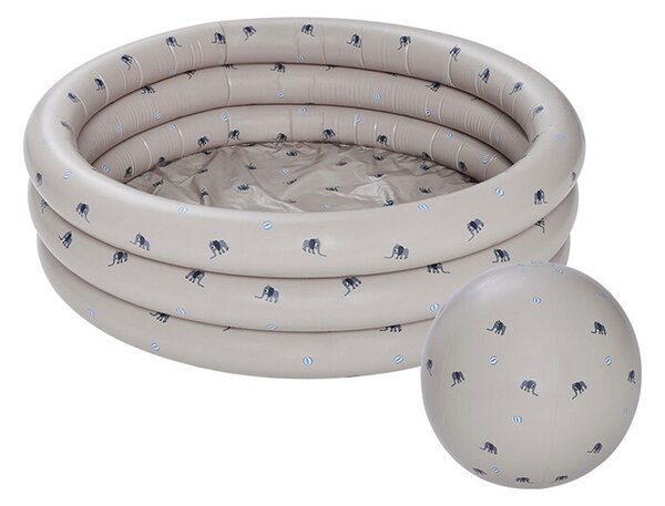 OYOY Living Design - Elephant Swimming Pool Small & Beach Ball Clay OYOY Living Design