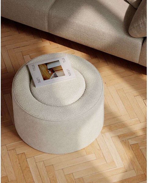 Woud - Praline Pouf Ø78 Beige Woud