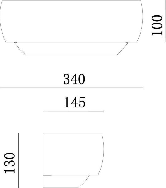 Deko-Light 341206 - Φωτιστικό τοίχου TWYNNDA 1xE14/40W/230V λευκό