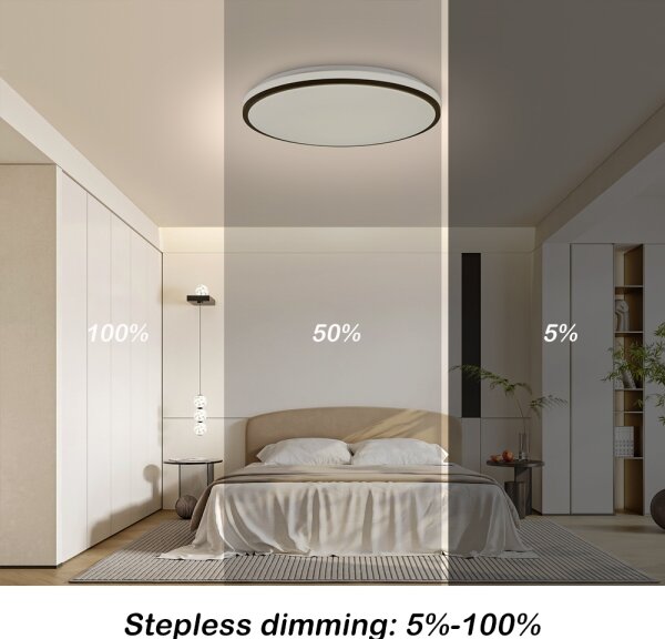 Brilagi - LED Φωτιστικό dimming SMART LED/36W/230V διάμετρος 45 cm Wi-Fi Tuya + RC